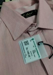 Zero English men mauve classic Full Sleeve shirt
