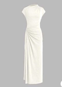 Elegant White Midi Dress