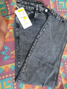Grey Denim Jeans
