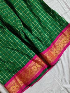 ❗ CLEARANCE ❗ Green &amp; White Ethnic Kids Dress