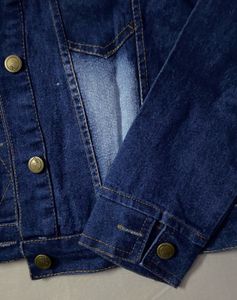 Washed Button Down Denim Jacket