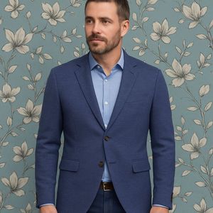 Fort Collins Casual Stretchable Blazer Blue