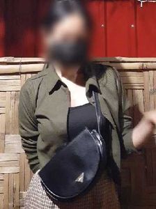 Combo of (Olive) Crop Shirt &amp; Plaid trouser