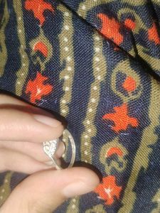 silver ring 💍 for girls wear