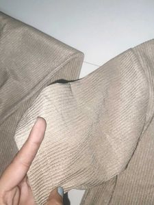Cozy Beige Cord Set