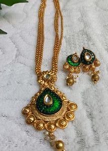 Layered Chain&amp; Earrings