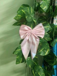 Pink Satin Bow