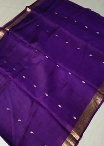 Purple Colour Pure Kanch Pattu Saree