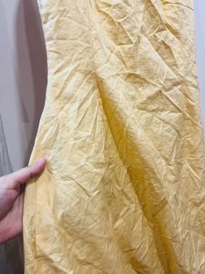 Yellow Balloon Midi Dress