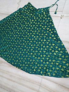 Green Only Lehenga