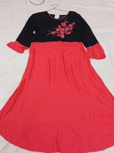 Floral Embroidered Dress