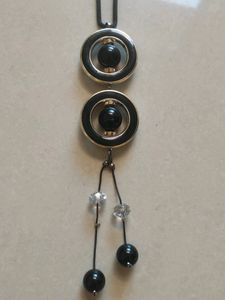 Black Long Chain With Pendant, Price Is Negotiable