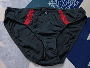 Black Lace Trim Briefs🖤