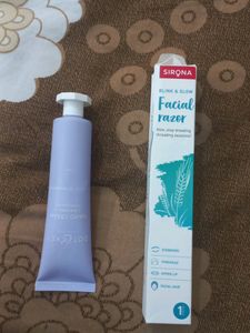 Facial Rajor And Dotnkey Hand Cream