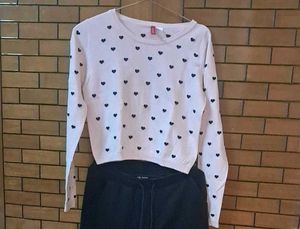 H&M Cropped Pullover