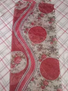 Red Floral Scarf