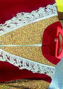 Vintage Floral Lace Dress