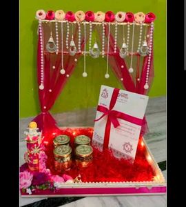 Wedding Invite And Ring Platter