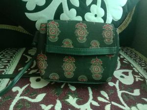 Floral Print Wallet and Bag Set