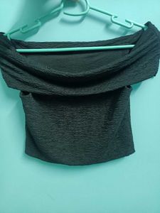 Chic Black Off-Shoulder Top