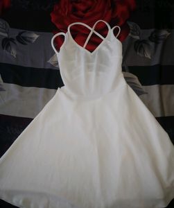 Hot White Backless Dress