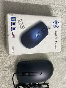 Dell MS116 Wired Optical Mouse, 1000DPI, LED Track
