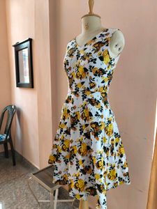 Floral Fit &amp; Flare Dress