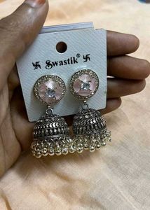 Swastik Jhumka Earrings✨