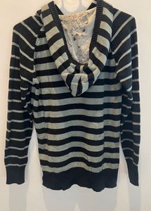 Striped Hoodie Sweater