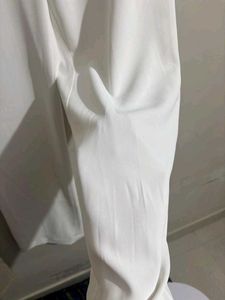 Elegant White Wide-Leg Trousers