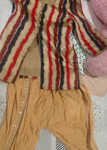 (sale) Traditional patiyala and kurti set