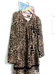 Leopard Print Mini Dress