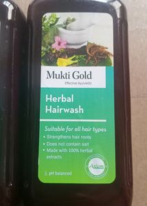 Mukti Gold Herbal Hairwash
