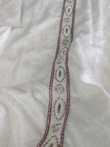 Elegant White Kurta sherwani
