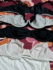 Combo Of  Five Imported Fabric Bra N Panty