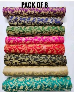 Pack Of 8 Jacquard Fabric Buse Piece For Women