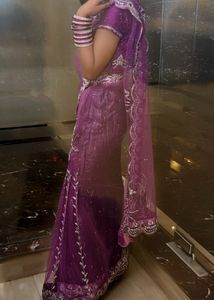 Ready To Wear Gorgeous Fuschia Saree