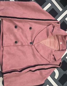 Pink Buttoned Jacket