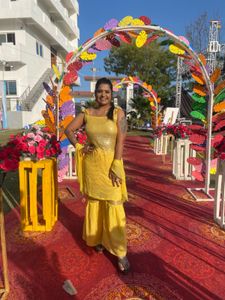 Haldi outfits for wedding