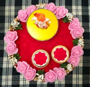Decorative Ring Ceremony Thali