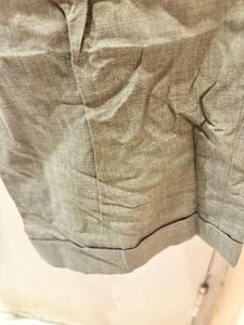 Brand New Pleated Olive Green Trousers For Men