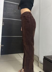 Coffee Brown Straight pants