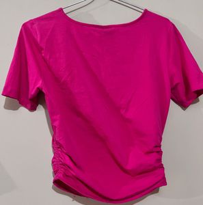 Pink Crop Top