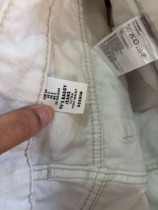 Wide Leg White Jeans