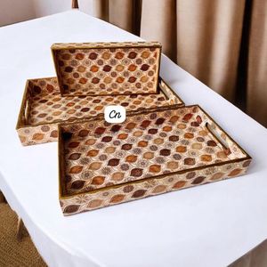 Wooden Trays-set Of 3