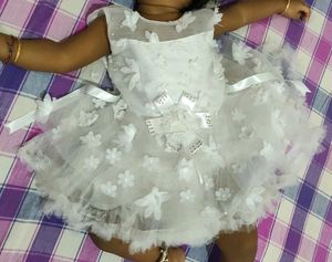 White Gown Suits for 3 months to 1 year Babys