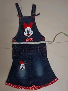 Jeans Dungree With Belt