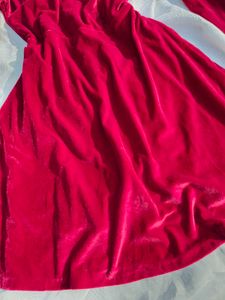 Velvet Full Sleeves Dress