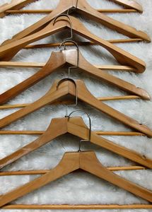 Combo Wooden Premium Hangers 6 Pieces Set