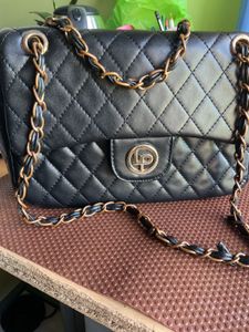 Black Quilted Handbag